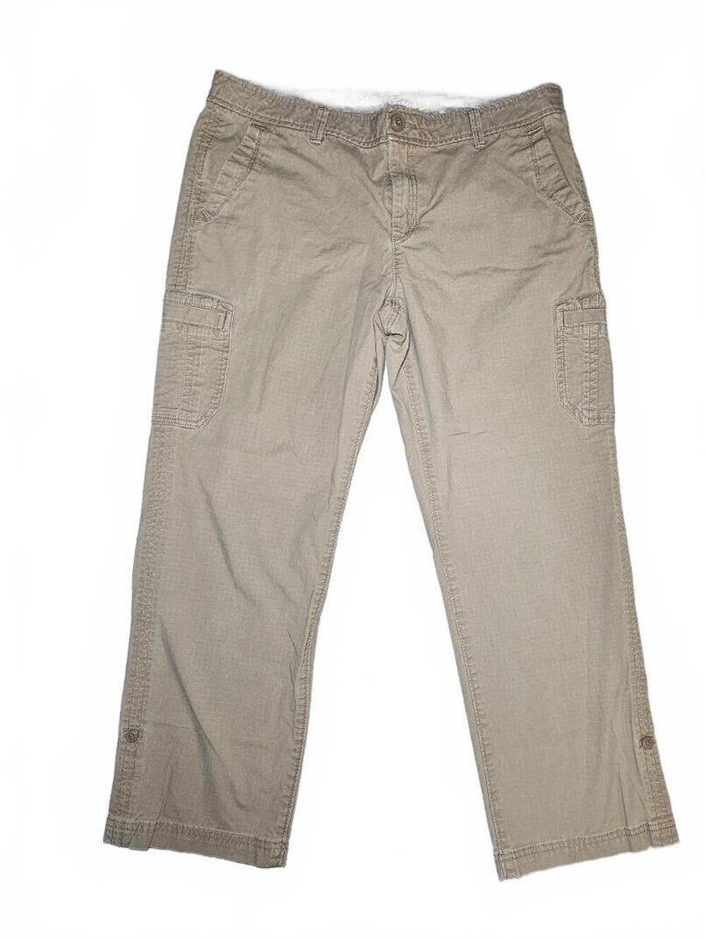 Eddie Bauer Women's Size 14 Tan Cargo Pants